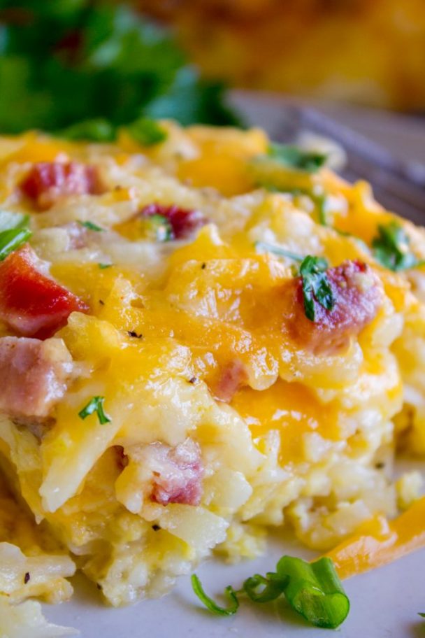 Easy Breakfast Casserole With Potatoes And Ham Recipes Cooker